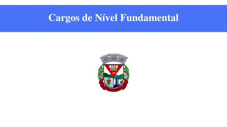PREFEITURA DE MARATÁ - CARGOS DE NÍVEL FUNDAMENTAL
