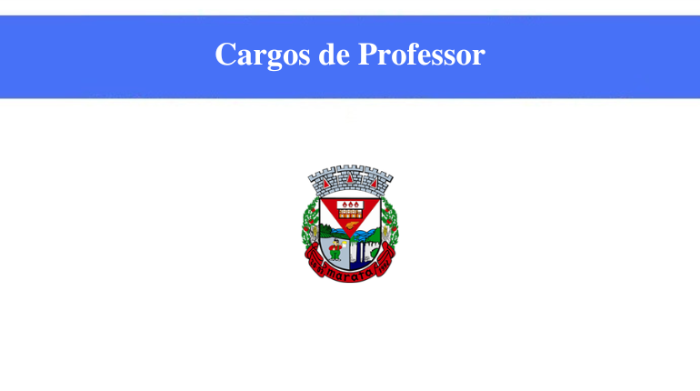 PREFEITURA DE MARATÁ - CARGOS DE PROFESSOR