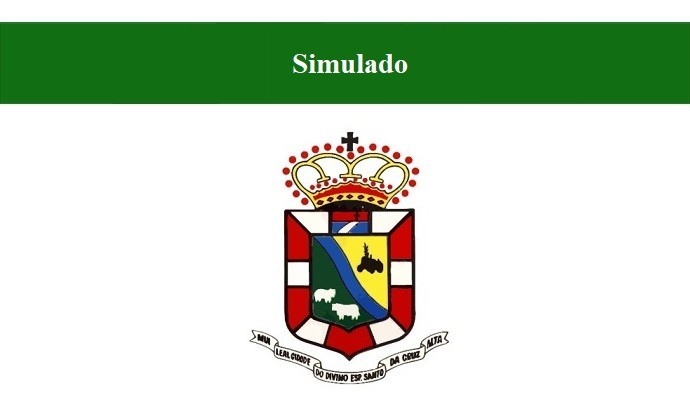 SIMULADO - LEGISLAÇÃO MUNICIPAL - CÂMARA DE CRUZ ALTA