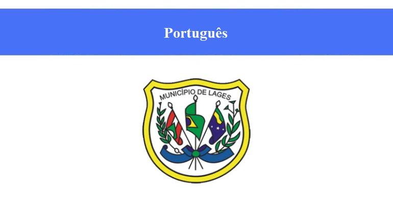 CÂMARA DE LAGES - PORTUGUÊS
