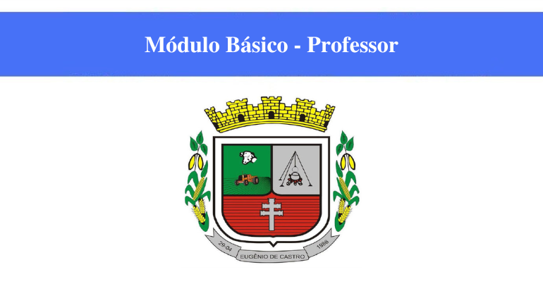 PREFEITURA DE EUGÊNIO DE CASTRO - MÓDULO BÁSICO - PROFESSOR