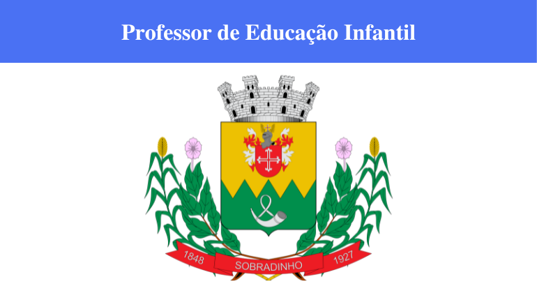 PREFEITURA DE SOBRADINHO - PROFESSOR DE EDUCAÇÃO INFANTIL